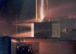 La presa d' aria di un modello durante un test a Mach 6.5
